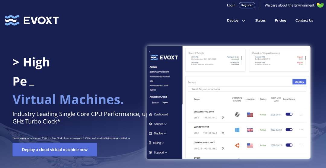 Evoxt：加拿大VPS测评-低至2.99美元/月-支持Windows操作系统