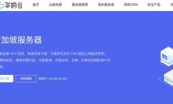 华纳云：新加坡服务器测评-CN2优化线路-性价比高