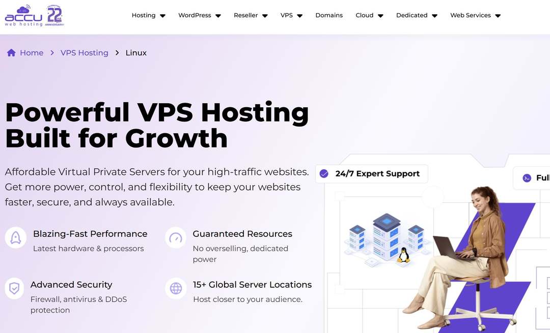 AccuWebHosting:英国VPS测评-独立IP-18.99美元/月