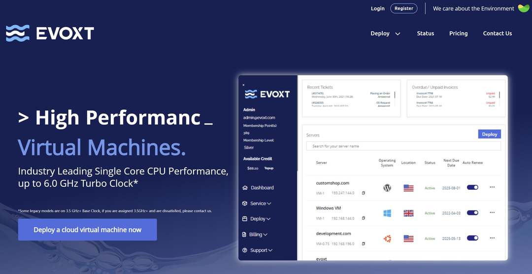 印尼VPS推荐-Evoxt