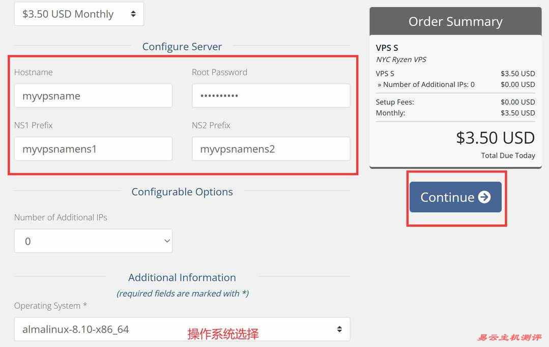 Fourplex美国VPS购买教程-配置选择