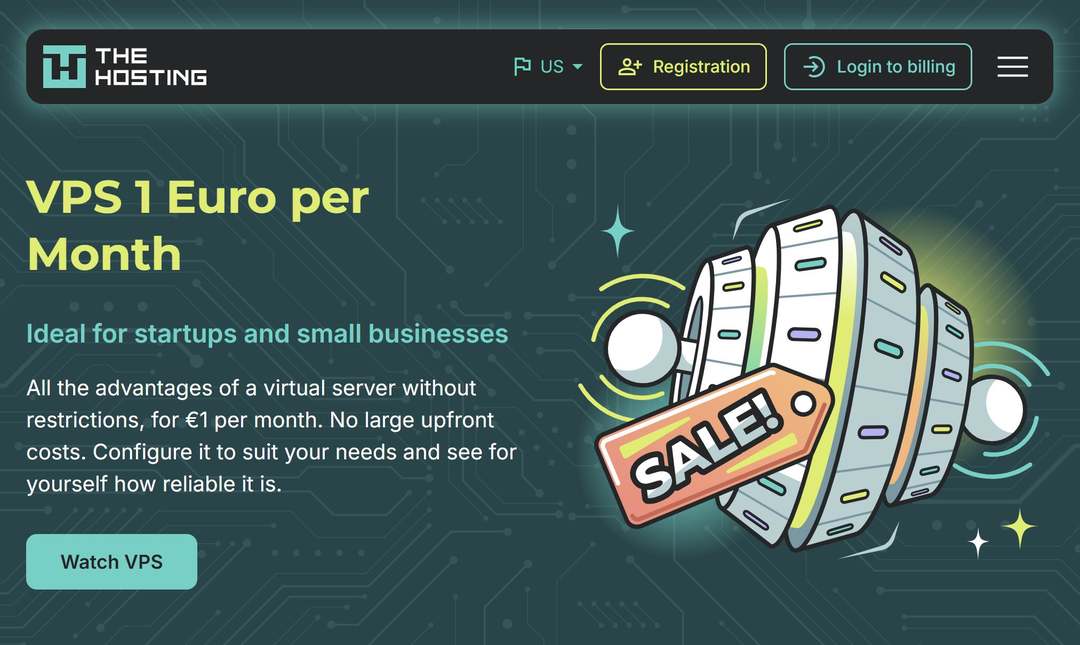 THE.Hosting：国外VPS-低至1欧元-全球节点支持