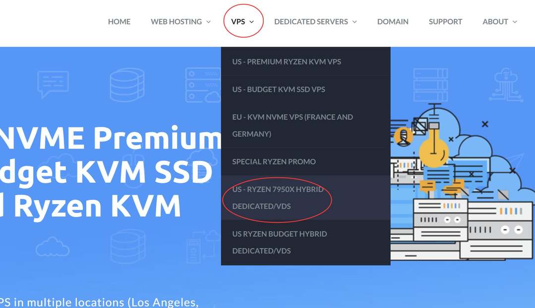 hostEONS美国服务器购买教程-首页入口