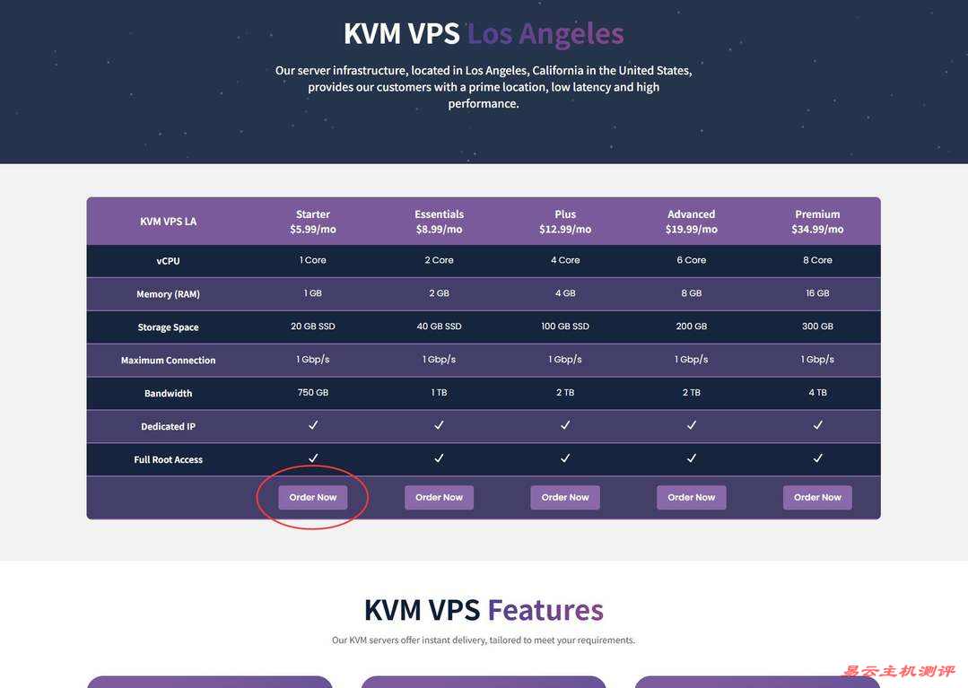 DediRock美国VPS购买教程-套餐选择