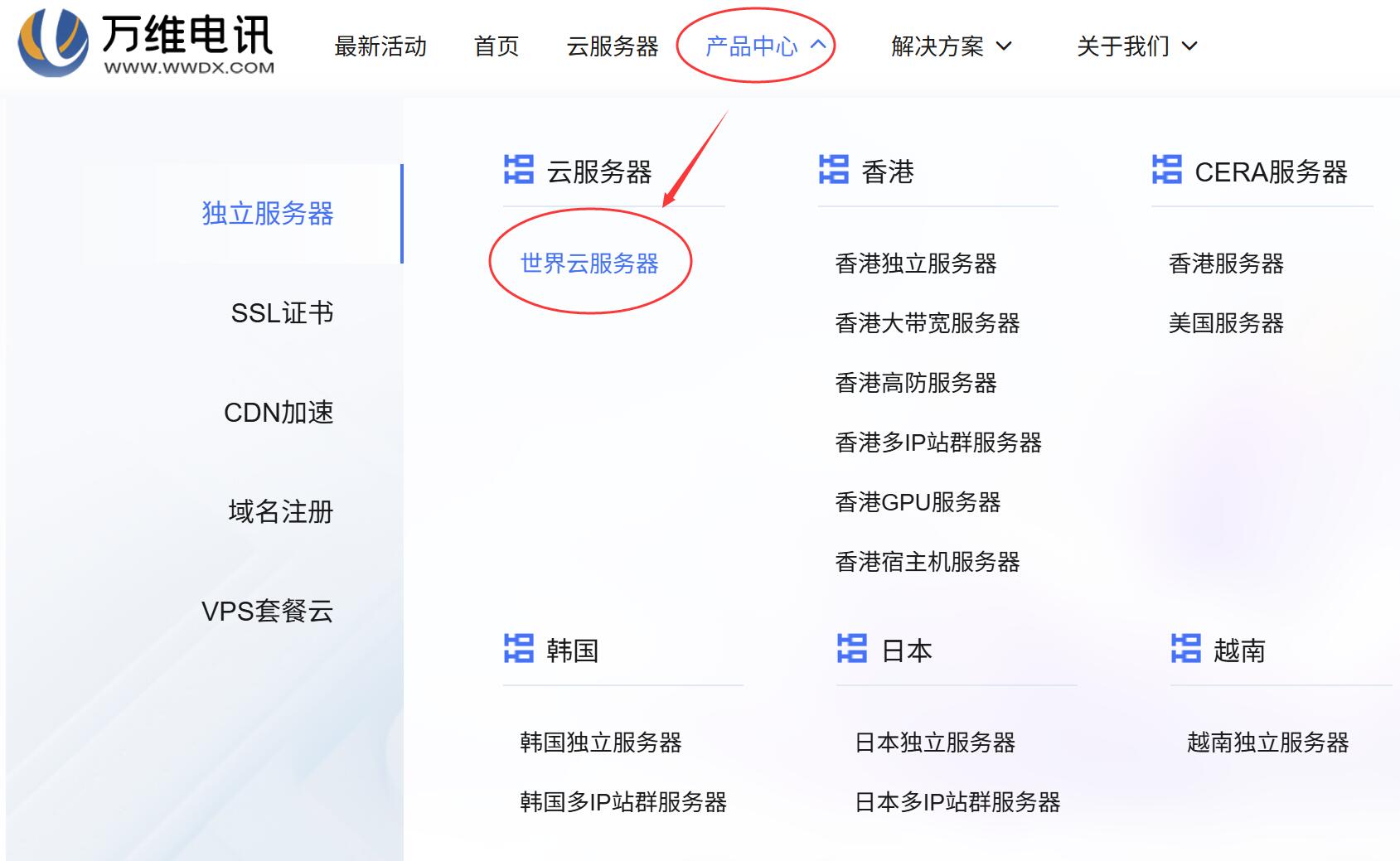 万维电讯菲律宾VPS购买教程-入口链接