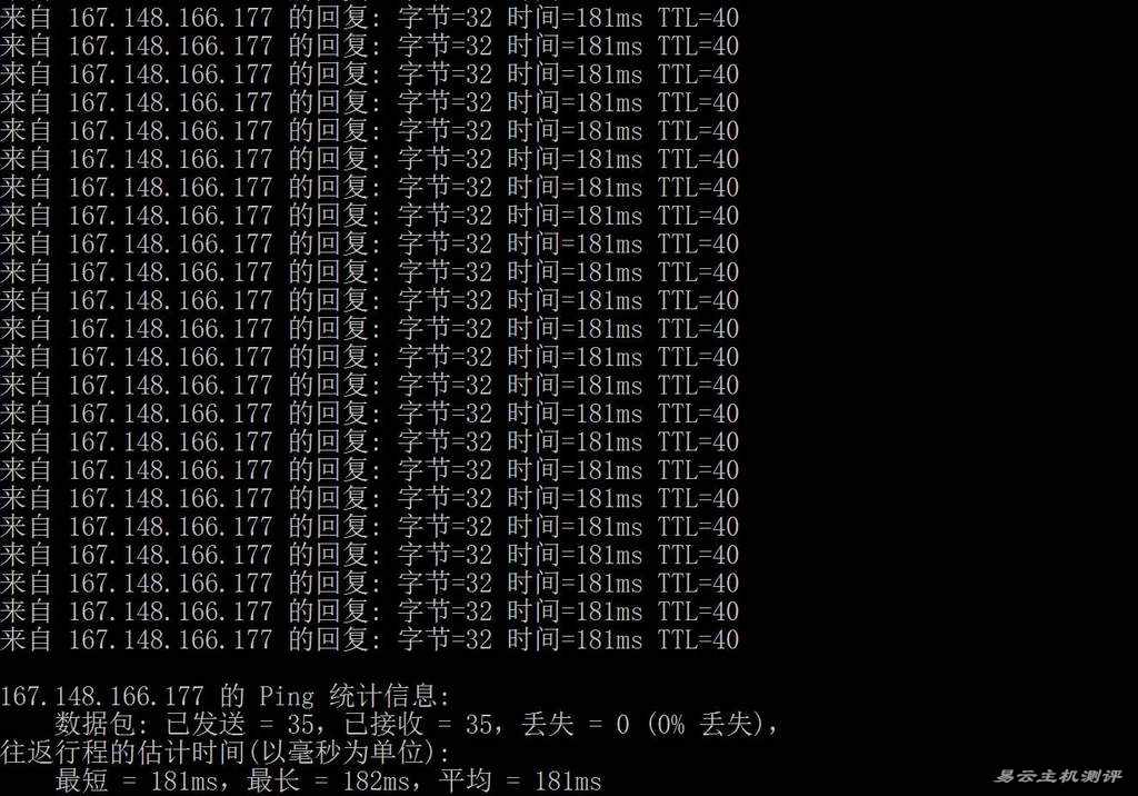 UCloud美国家宽VPS测评-本地网络Ping延迟测试