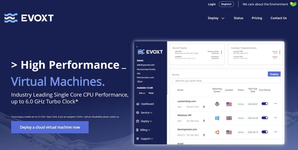 Evoxt:印尼VPS-价格便宜-网络较稳定