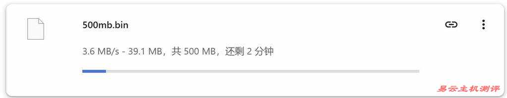UCloud美国家宽VPS网络测试-下载速度