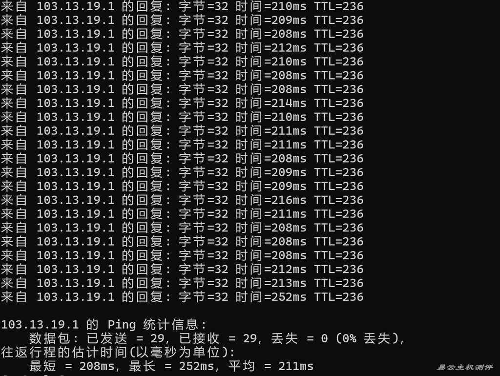 莱卡云日本家宽VPS网络测试-本地网络稳定性
