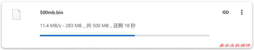 VmRack美国VPS网络测试-本地下载速度