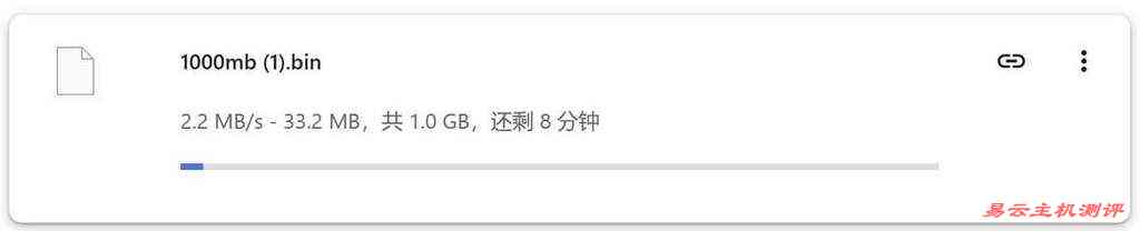 DigitalVM西班牙VPS网络测试-下载速度