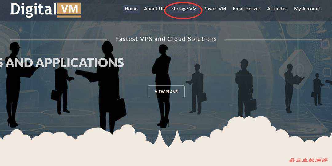 DigitalVM美国VPS购买教程-首页入口