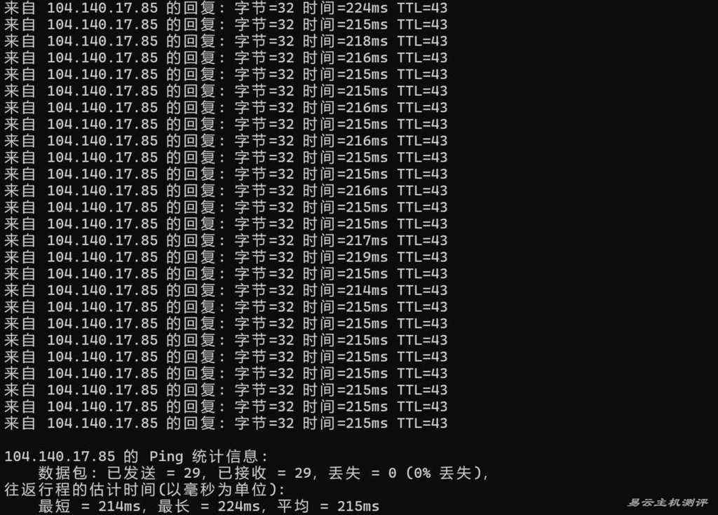 UQIDC美国VPS网络测评-本地Ping平均延迟
