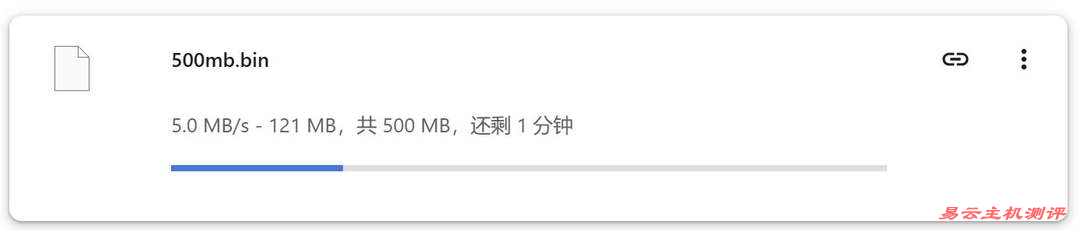 华纳云日本轻量云服务器网络测试-下载速度